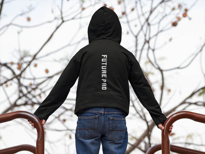 young footballer wearing Future Pro hoodie