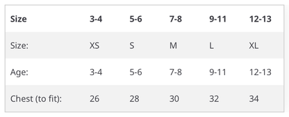 Future Pro Training Top Size Guide